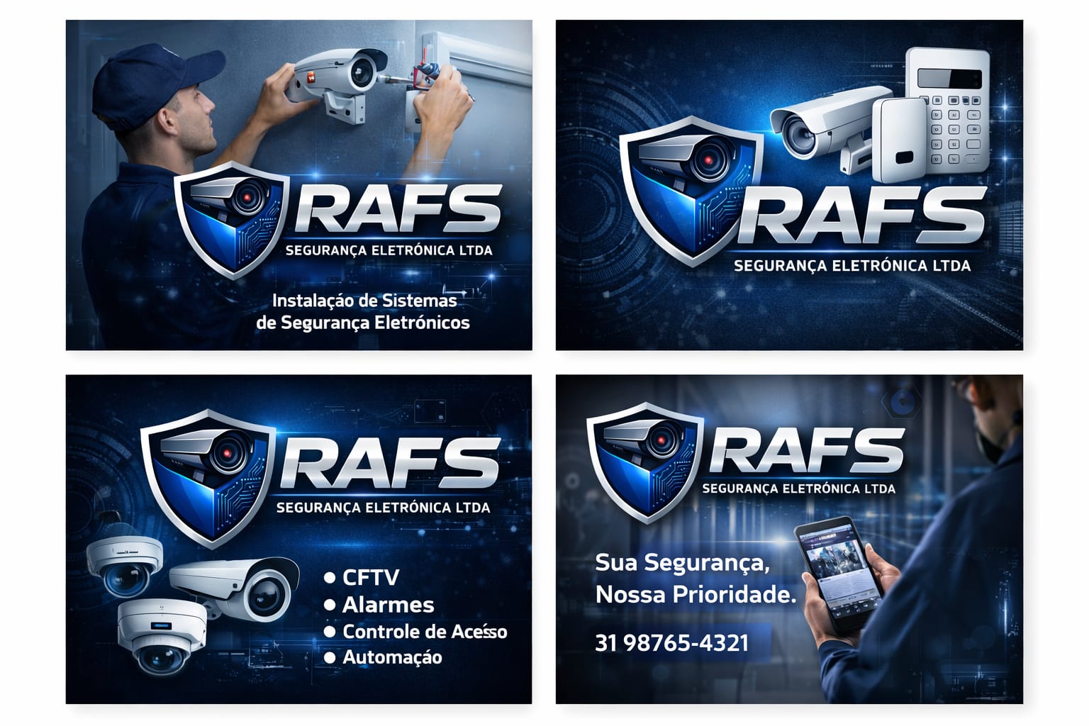 Serviços RAFS em segurança eletrônica